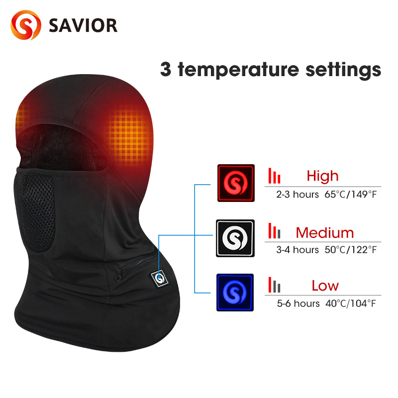 Balaclava Ski Mask - Savior تدفئة الحرارة قناع للتزلج مع