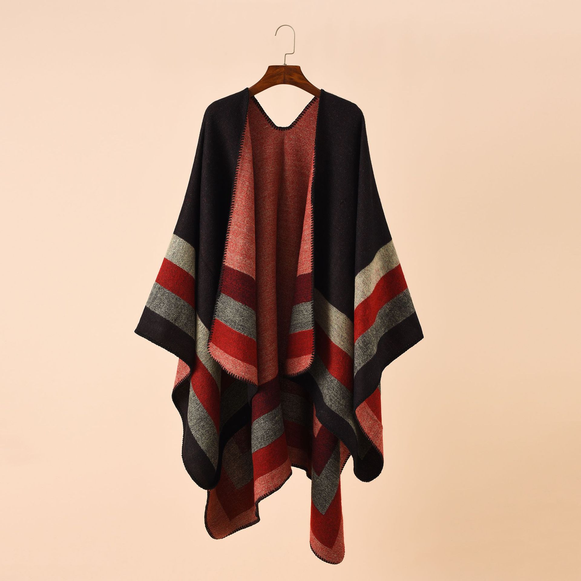 Cashmere Pashmina Wrap - عباءات دافئة منقوشة للنساء ، شالات