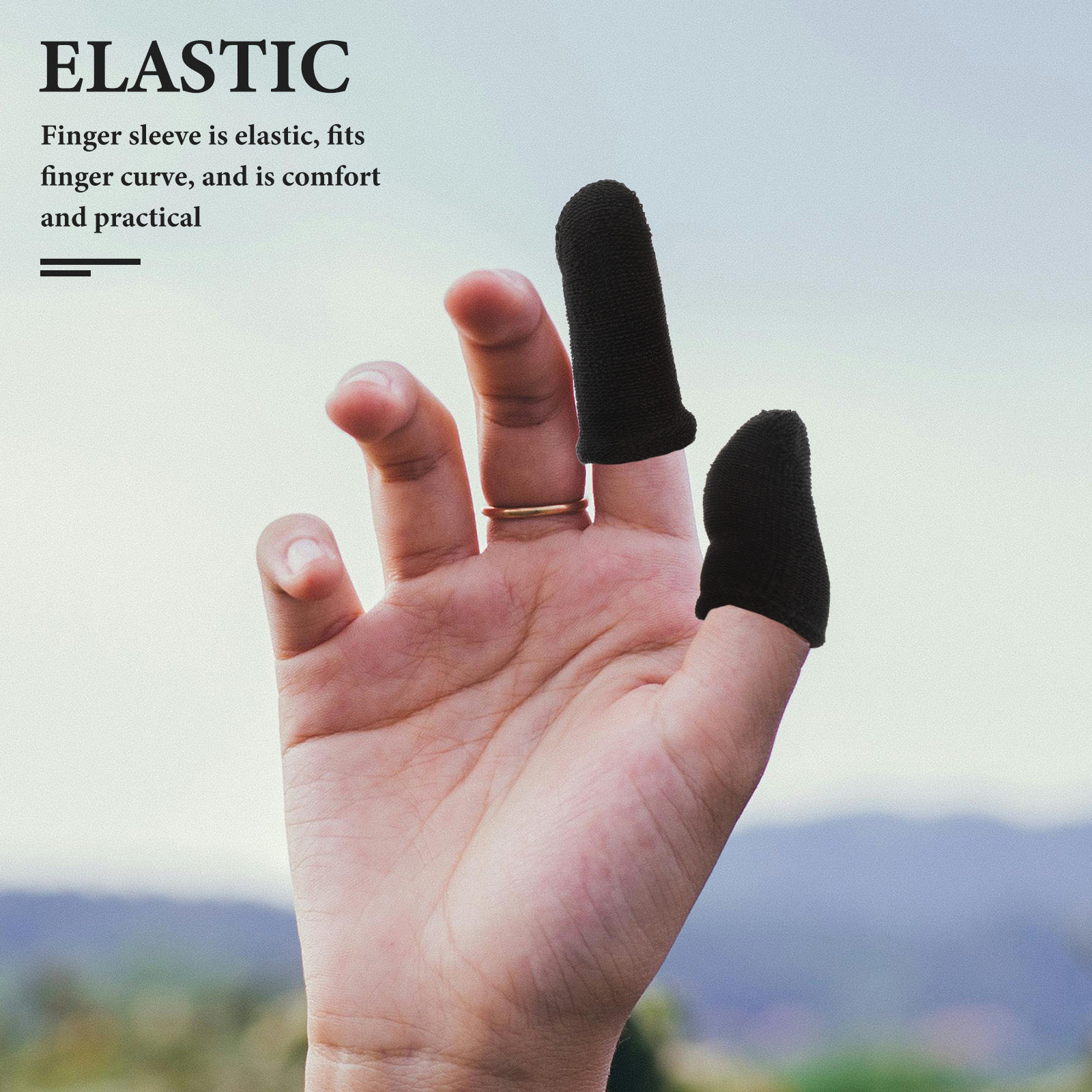 Touch Screen Gloves - 10 قطع من أغطية الأصابع المرنة