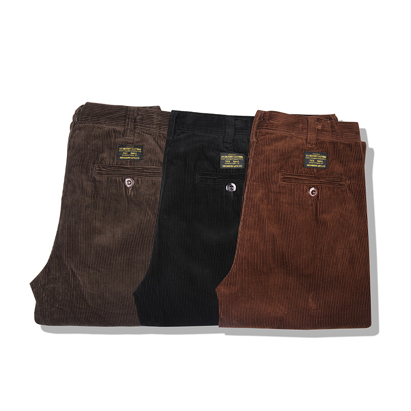 Corduroy Pant Warm - Ok1912 خريف شتاء دافئ سروال قصير