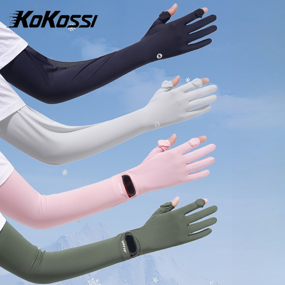 Touch Screen Gloves - أغطية ذراع نسائية صيفية من KoKossi،