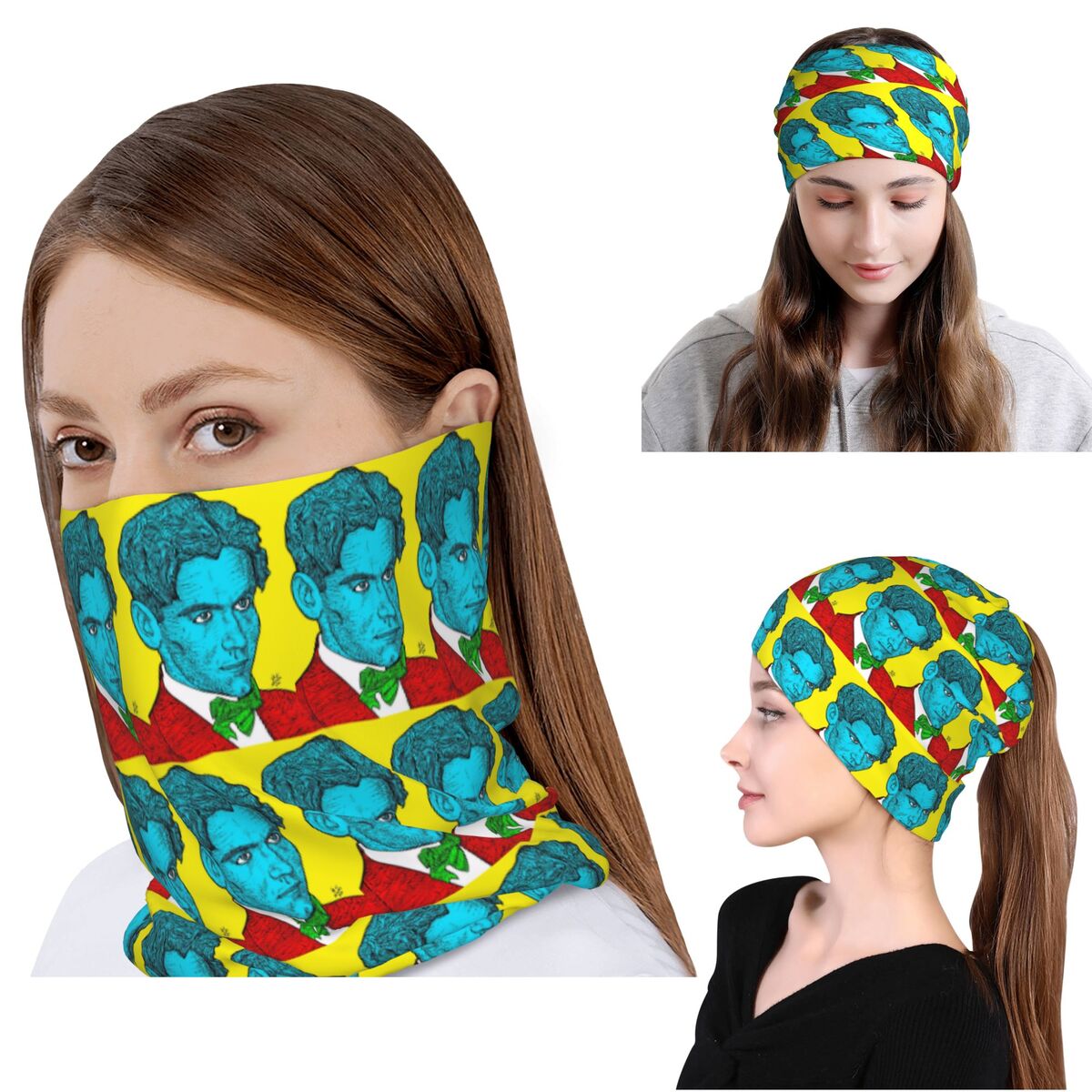 Knit Beanie Hat Warm - وشاح للرقبة من فيديريكو جارسيا لوركا