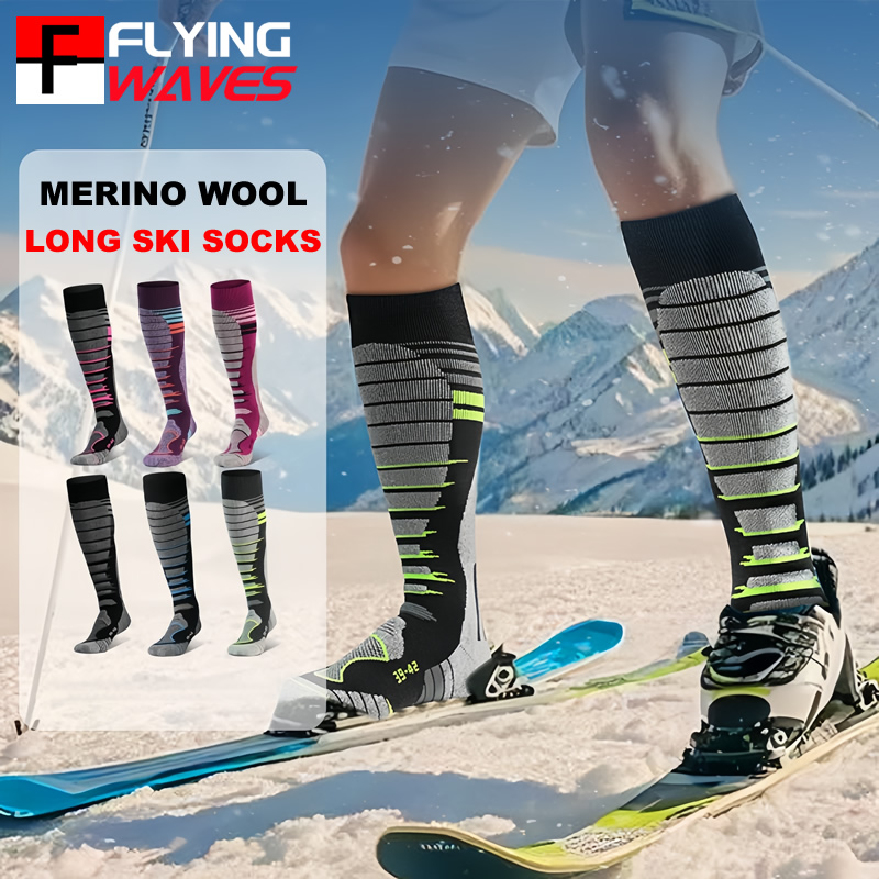 Thermal Sock Wool - ميرينو الصوف التزلج الجوارب الطقس البارد