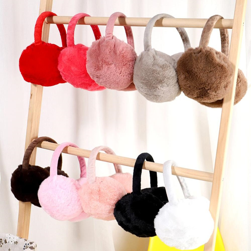 Earmuffs Foldable - غطاء للأذنين من الفرو الصناعي منفوش