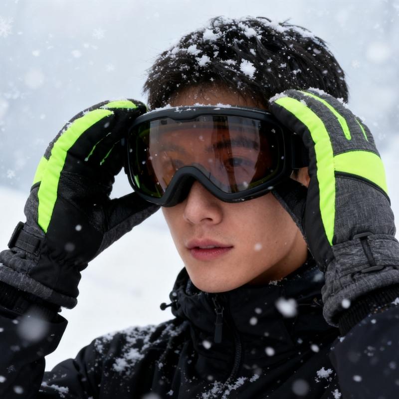 Snow Glove Insulated - قفازات 652F للأطفال للطقس البارد، معدات