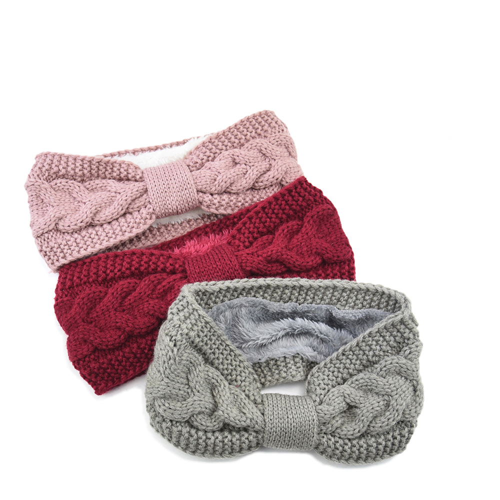Winter Headband Fleece - جديد غامض صوف مبطن Headbands للمرأة