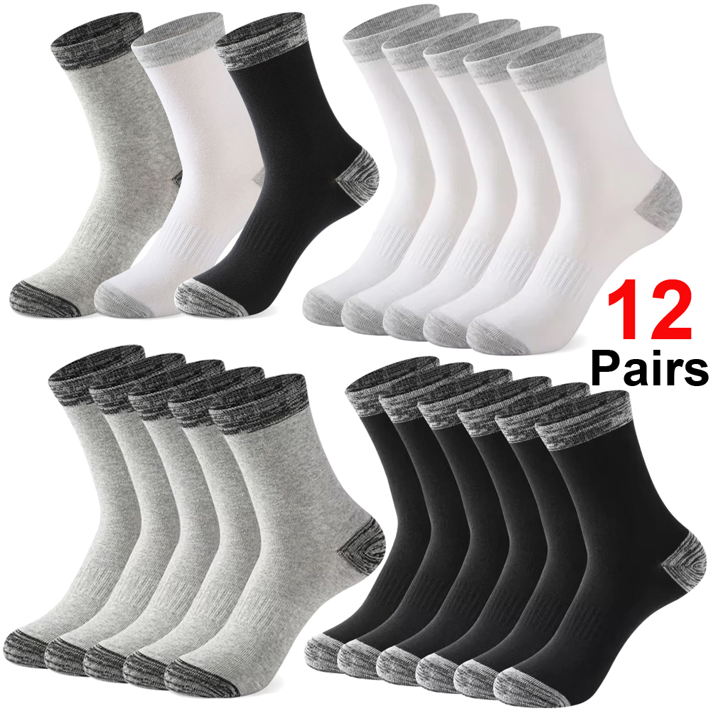 Thermal Sock Wool - 12 زوجًا من جوارب الصوف الميرينو