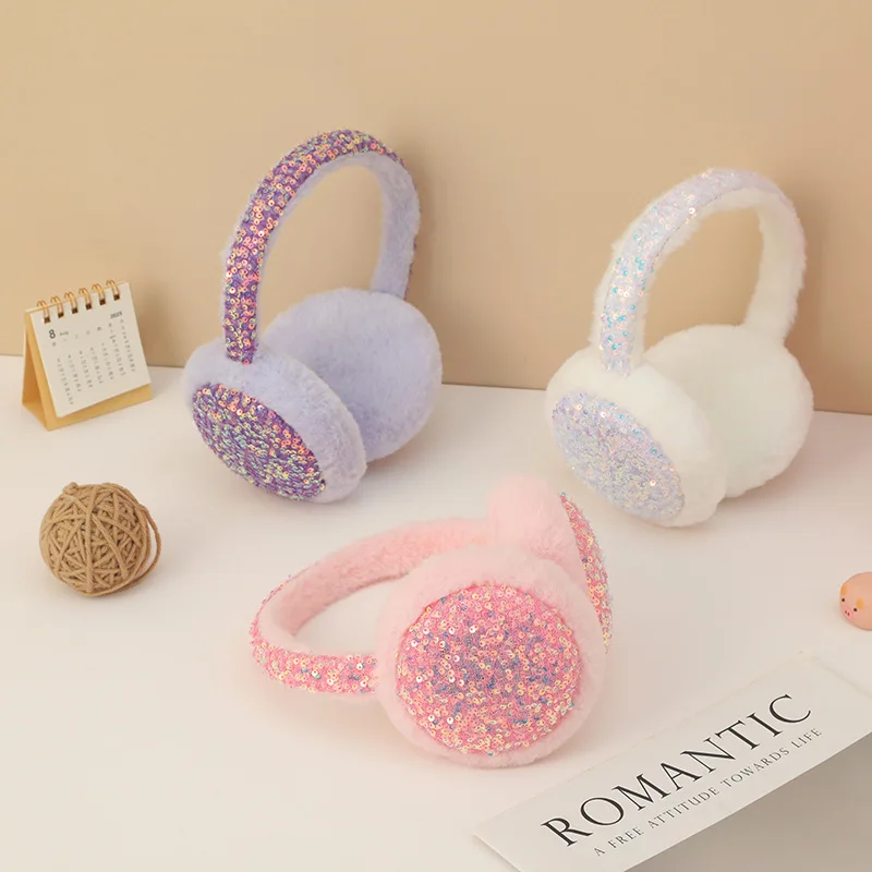 Earmuffs Foldable - غطاء للأذنين النسائية الكورية بريق الدوبامين