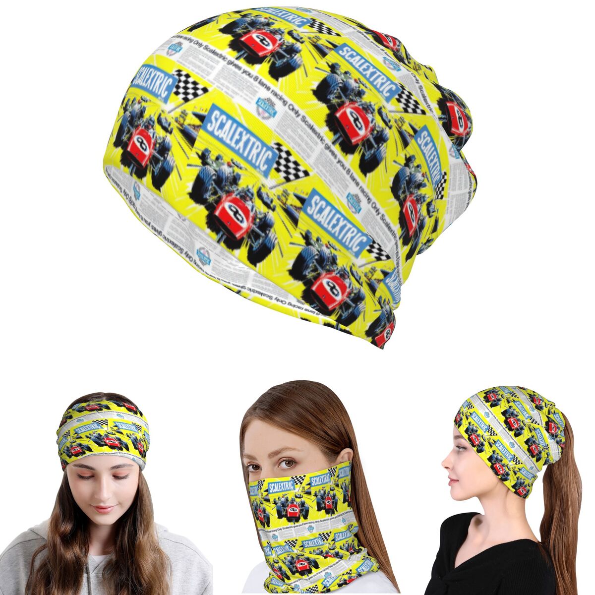 Knit Beanie Hat Warm - وشاح رقبة من سكاليكستريك فينتاج ستاف