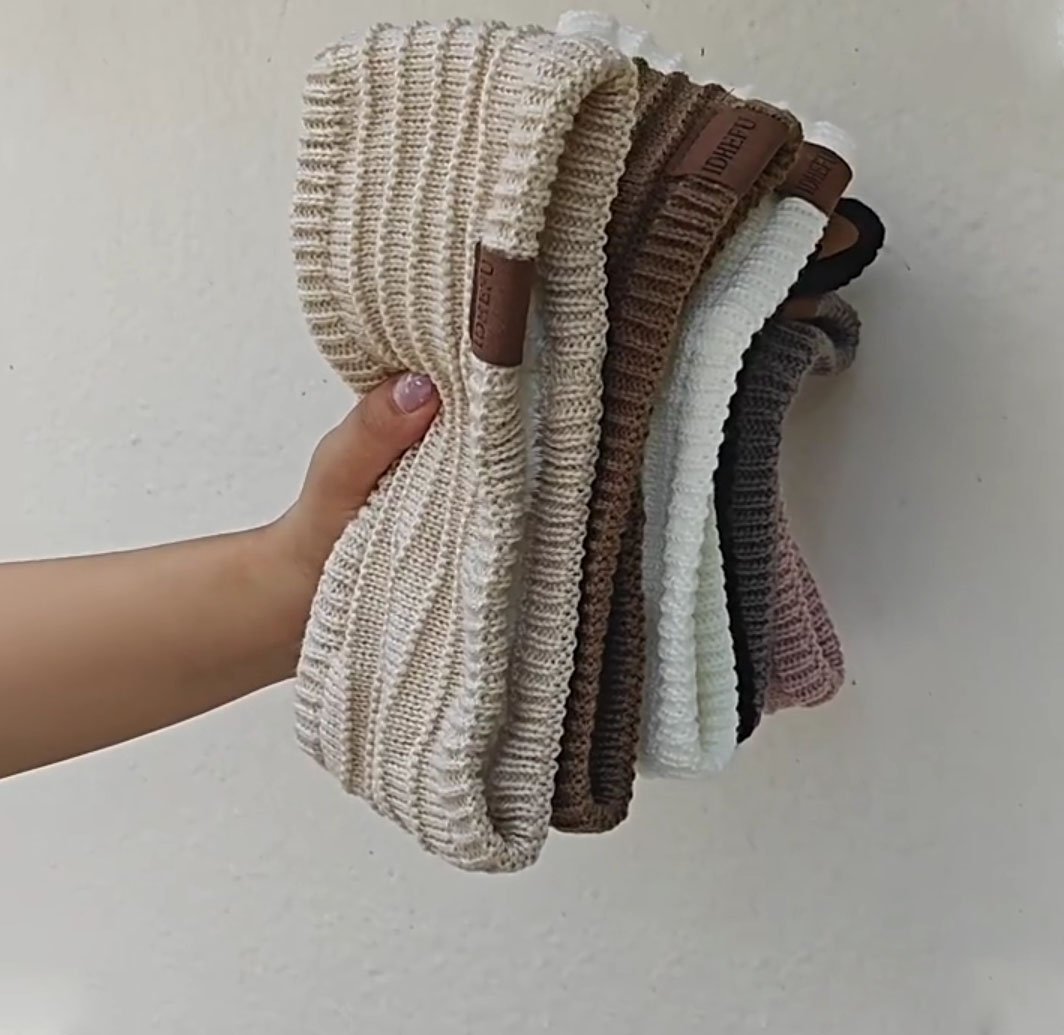 Fleece Ear Warmer Band - الشتاء الدفء صوف مبطن اضافية واسعة