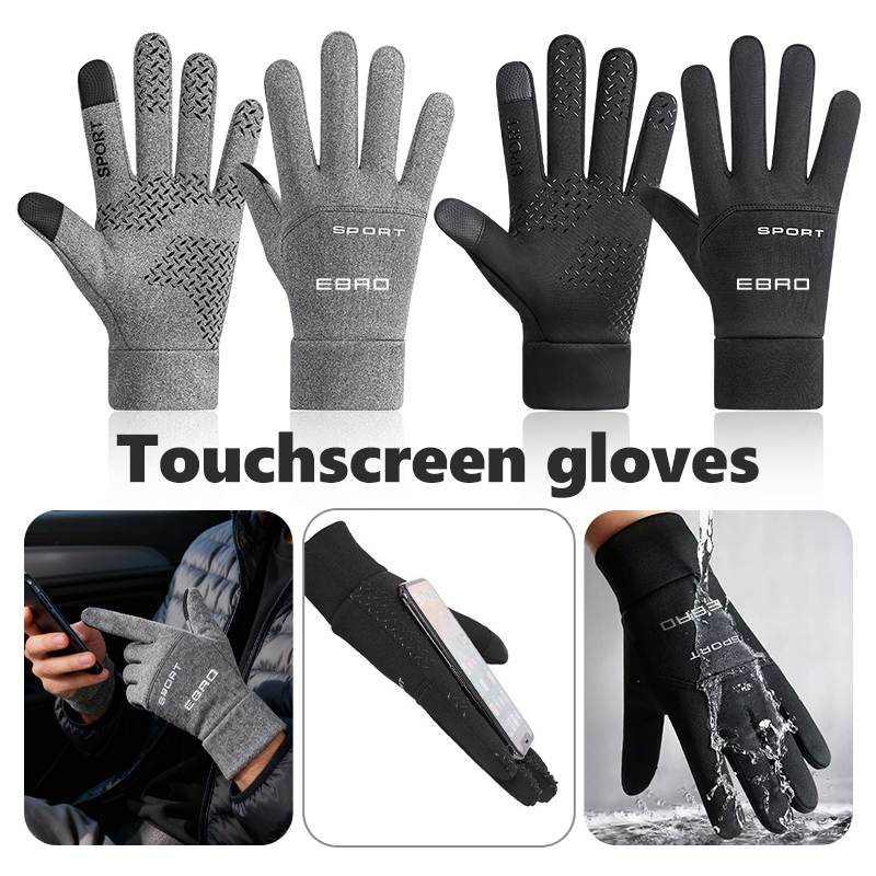 Touch Screen Gloves - قفازات شتوية دافئة مقاومة للماء، قفازات