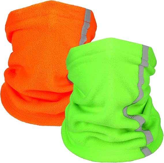 Neck Gaiter Fleece - الصوف الرقبة الجراب الرؤية عاكسة السلامة