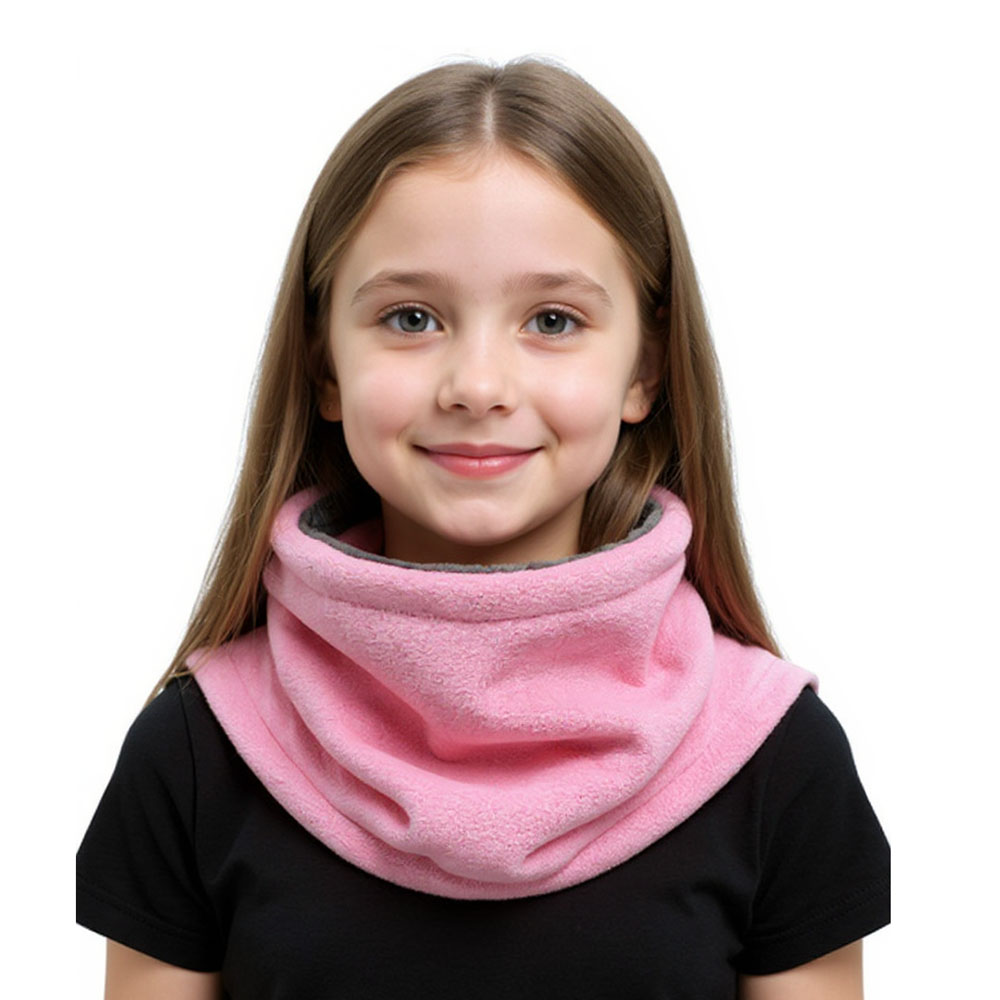 Neck Gaiter Fleece - شتاء دافئ أفخم الصوف فتاة وشاح