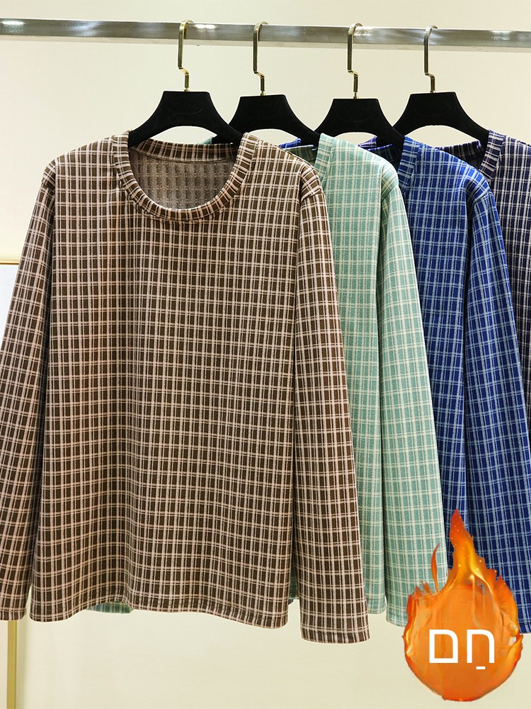 Flannel Shirt Lined - قميص نوم شتوي رجالي من الفلانيل،