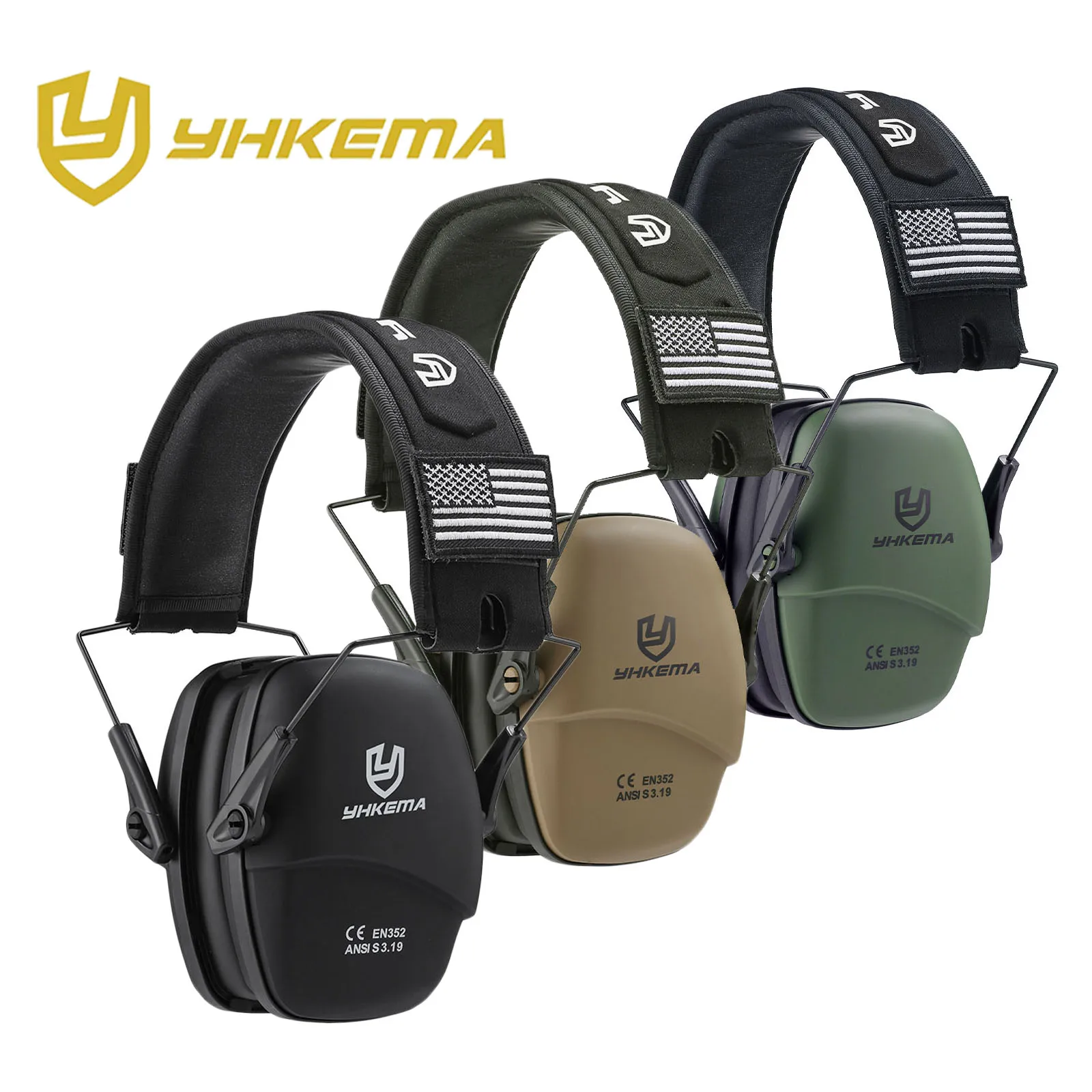 Earmuffs Foldable - سماعة أذن تكتيكية للرماية السلبية في