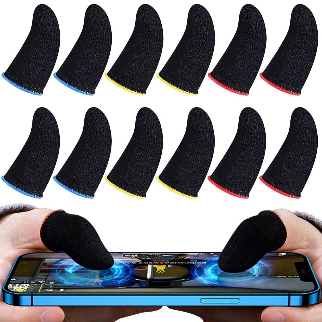 Touch Screen Gloves - الألعاب إصبع كم تنفس إصبع للألعاب