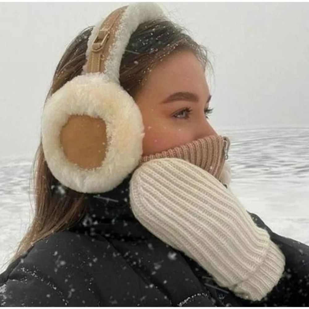 Earmuffs Foldable - يفشل الأذن القطيفة للرجال والنساء ،
