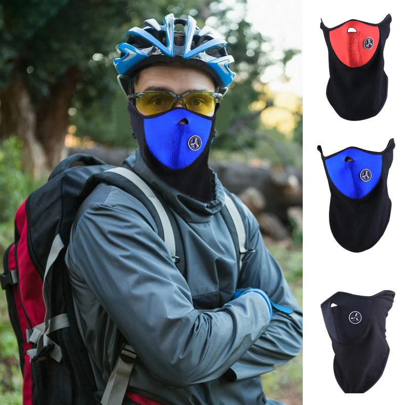 Balaclava Ski Mask - قناع شتوي للجنسين من الصوف، وشاح