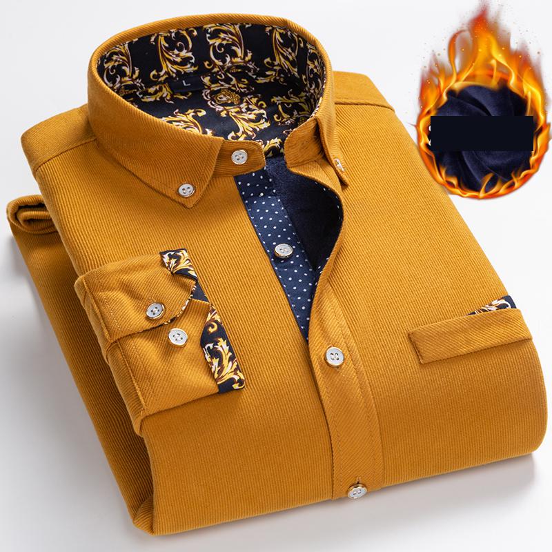Flannel Shirt Lined - قميص رجالي حراري ثقيل الوزن مبطن