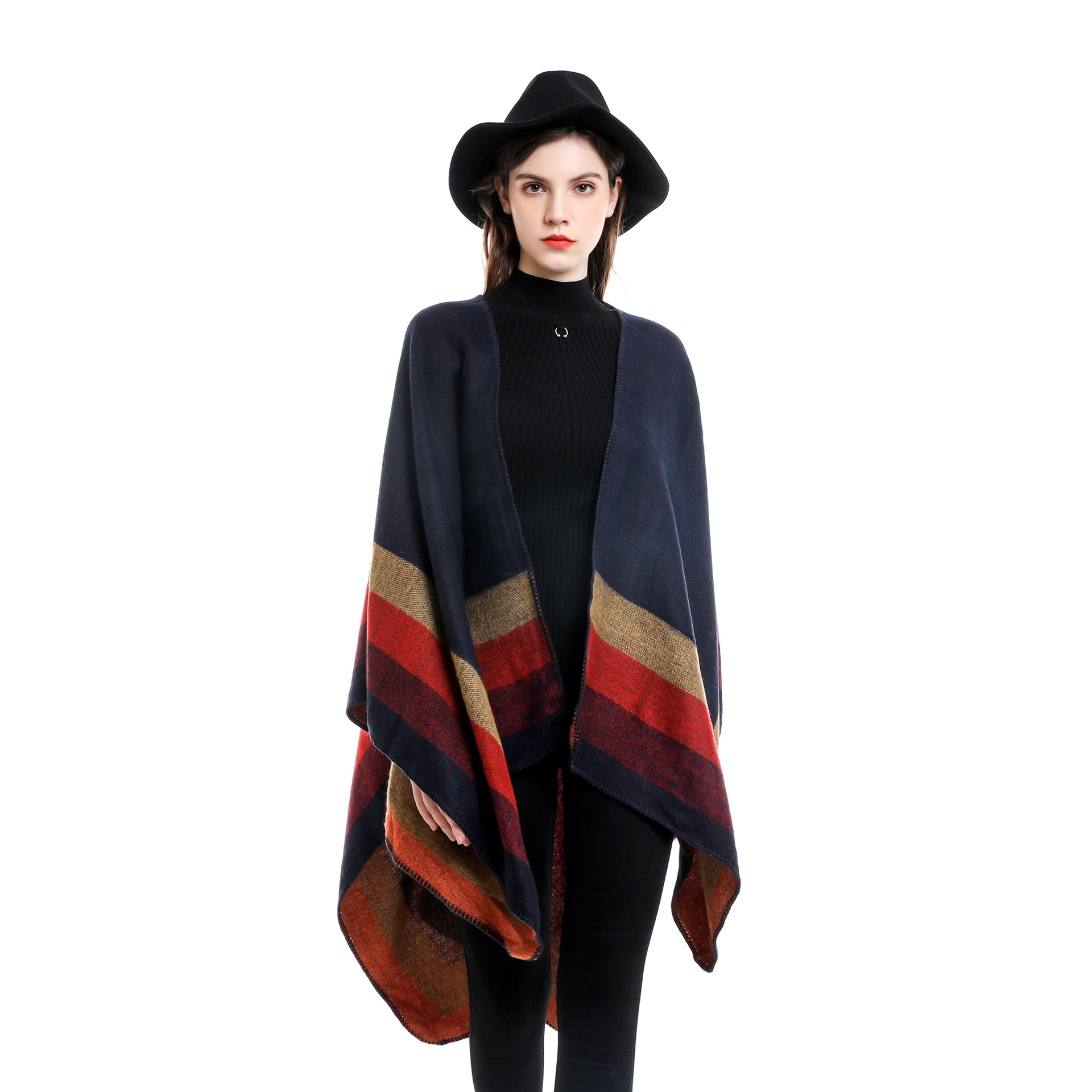 عباءات دافئة منقوشة للنساء ، ش - مراجعة Cashmere Pashmina Wrap وسعره