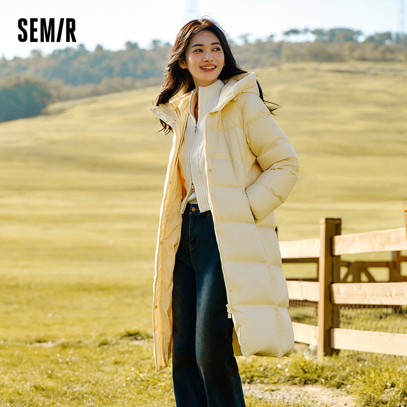 سترة سيميير النسائية الطويلة ا - مراجعة Down Jacket Packable وسعره