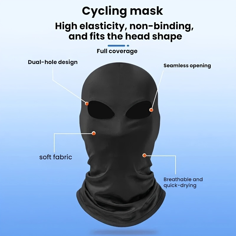 قبعة سوداء تغطي الوجه بالكامل  - مراجعة Balaclava Ski Mask وسعره