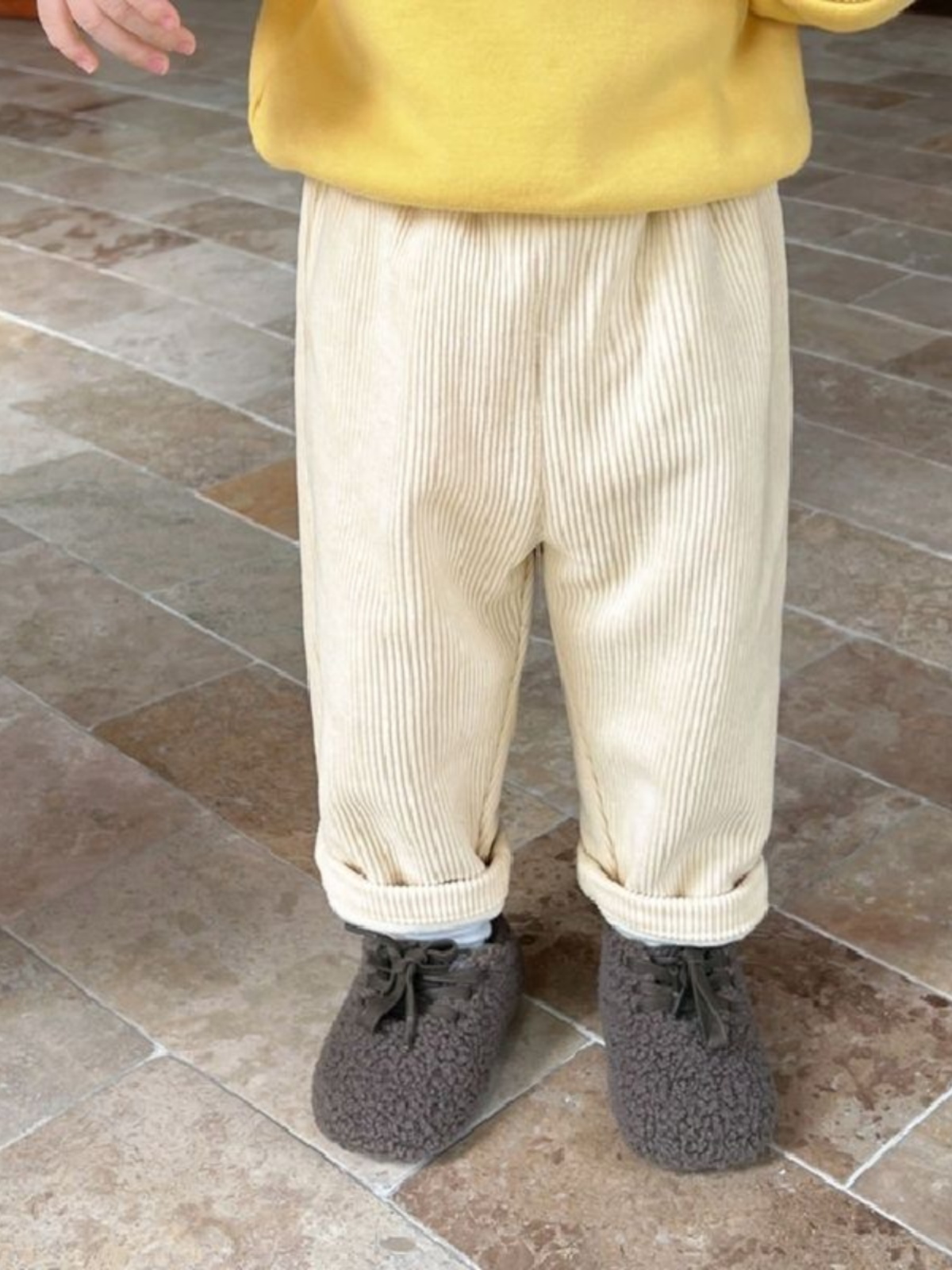 بنطلون كاجوال مستقيم الساق مبط - مراجعة Corduroy Pant Warm وسعره