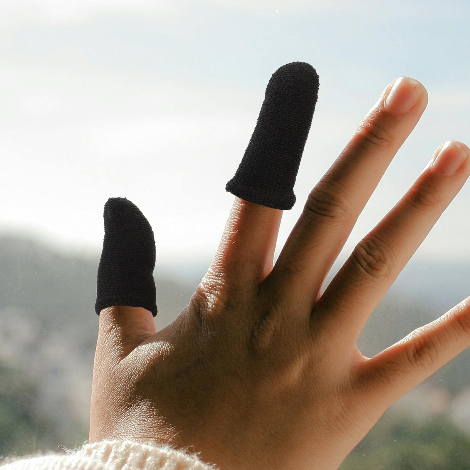 10 قطع من أغطية الأصابع المرنة - مراجعة Touch Screen Gloves وسعره