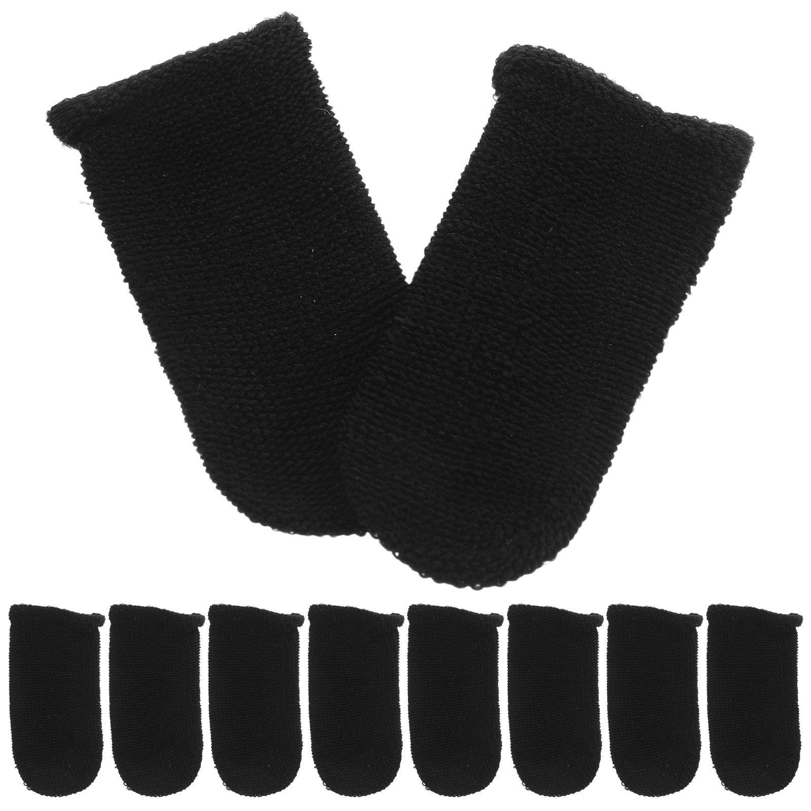 10 قطع من أغطية الأصابع المرنة - مراجعة Touch Screen Gloves وسعره