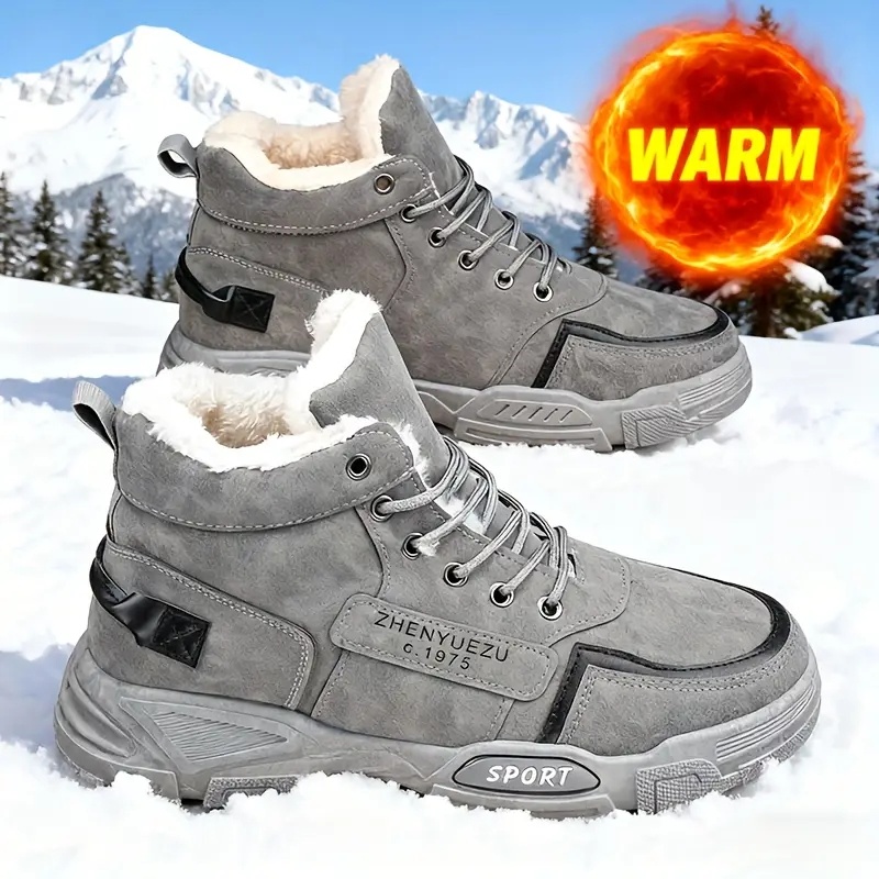 أحذية رجالية شتوية عالية الرقب - مراجعة Waterproof Winter Boot وسعره