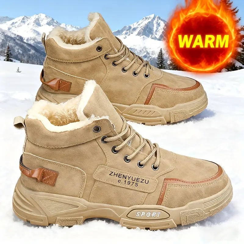 أحذية رجالية شتوية عالية الرقب - مراجعة Waterproof Winter Boot وسعره