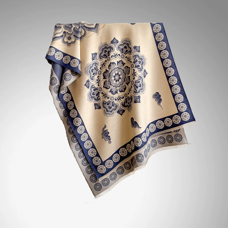 المرأة الشتاء الفاخرة سميكة ال - مراجعة Cashmere Pashmina Wrap وسعره
