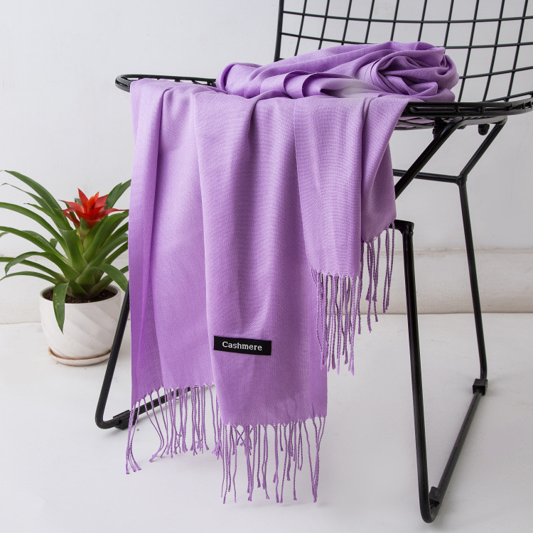 36 اللون رقيقة تقليد الكشمير ش - مراجعة Cashmere Pashmina Wrap وسعره