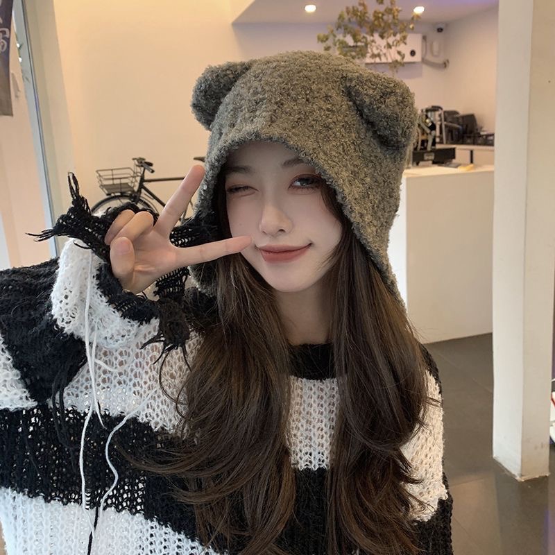 الخريف الشتاء المرأة متماسكة ق - مراجعة Knit Beanie Hat Warm وسعره