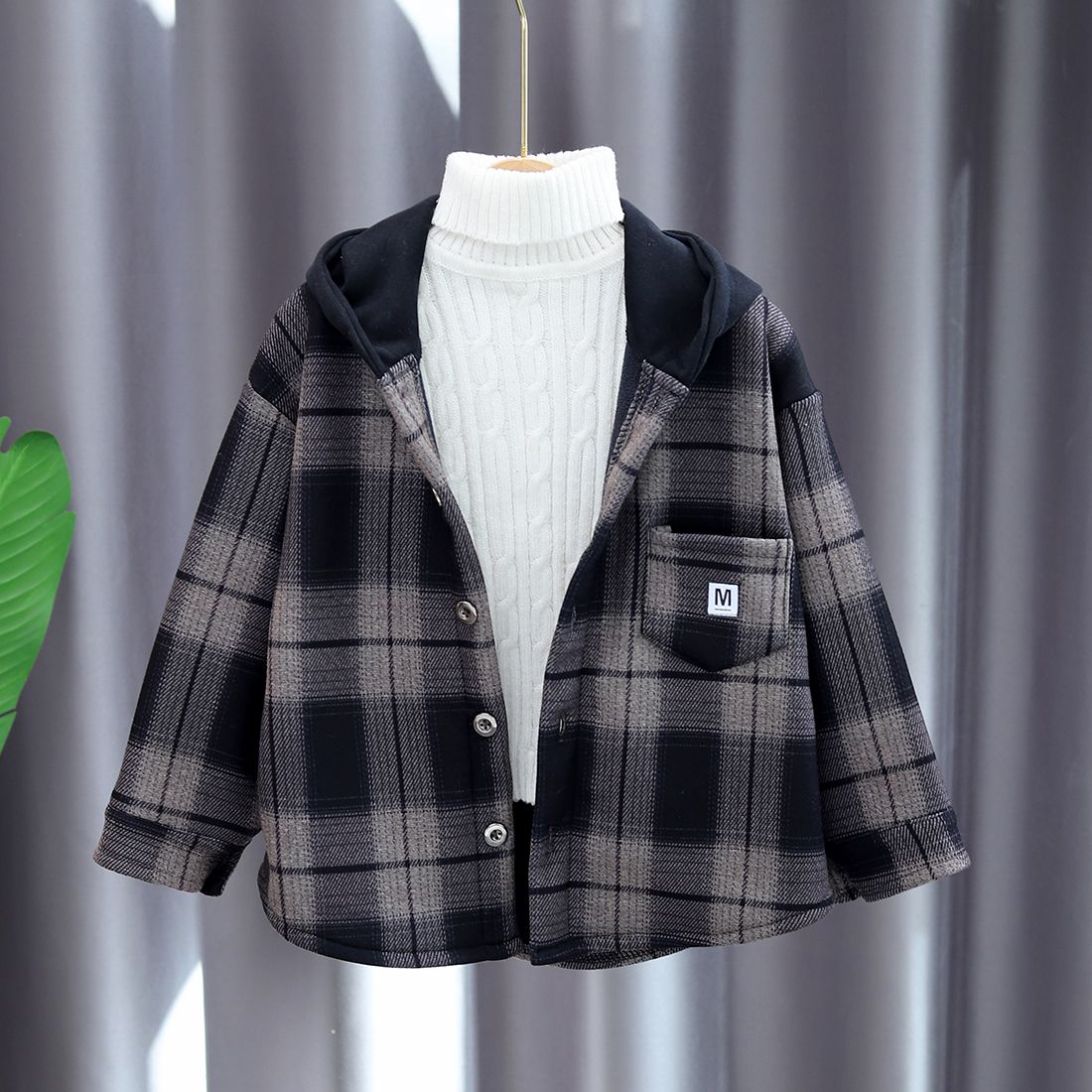 2025 جديد بنين الخريف الشتاء ص - مراجعة Flannel Shirt Lined وسعره