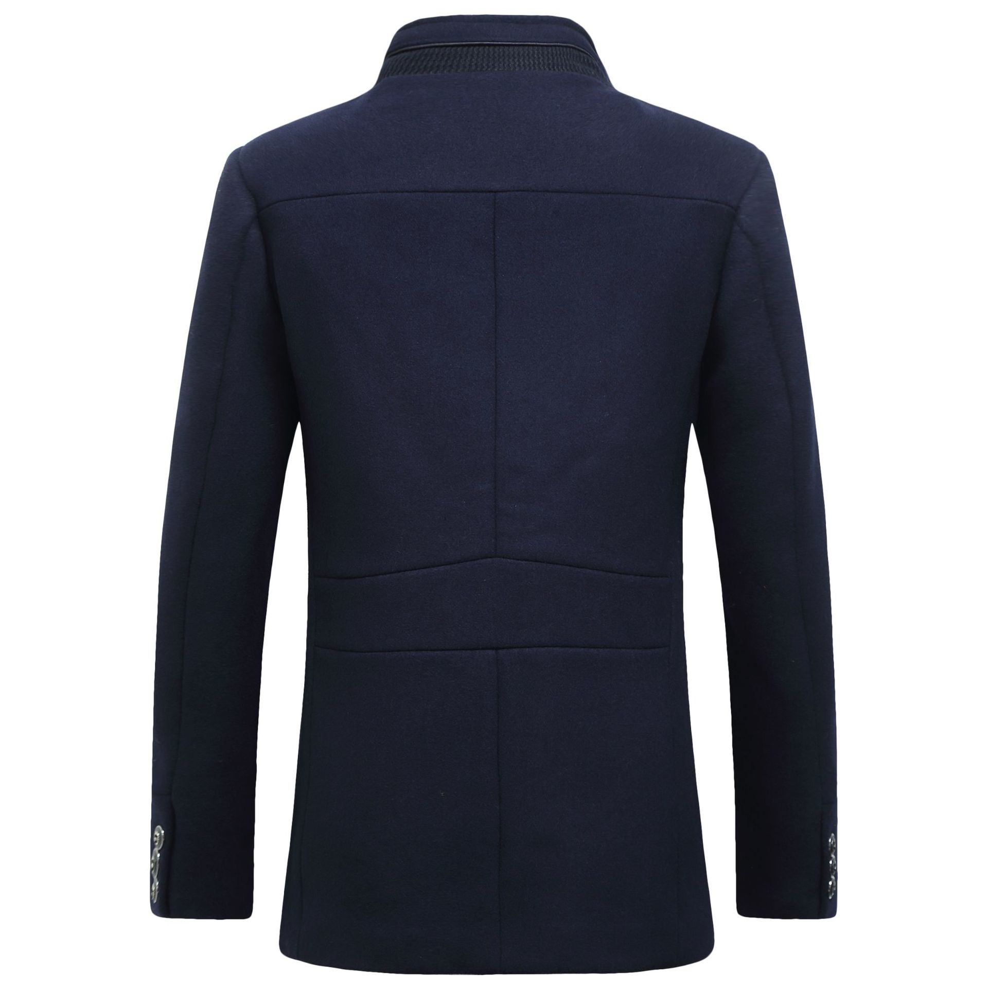 سترة صوف عصرية للرجال كلاسيكية - مراجعة Wool Coat Peacoat وسعره