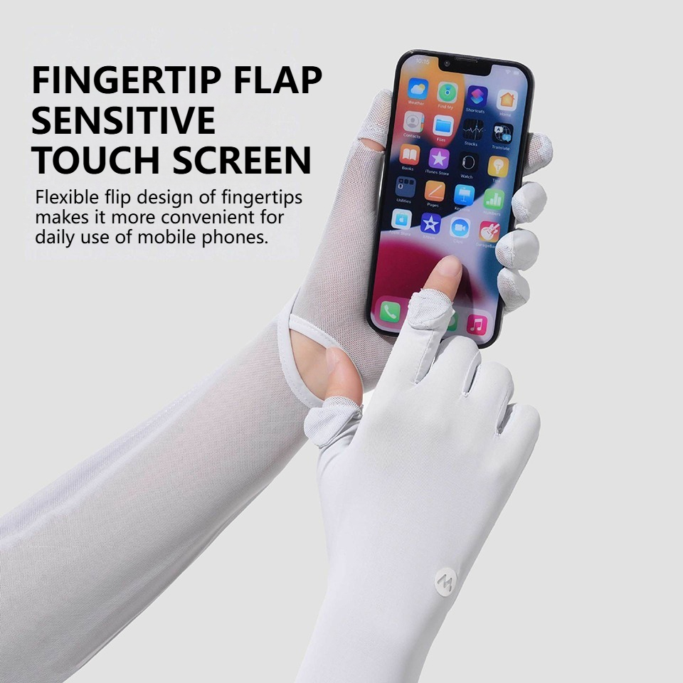 أغطية ذراع نسائية صيفية من KoK - مراجعة Touch Screen Gloves وسعره
