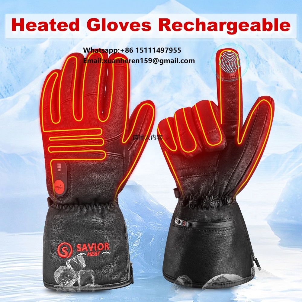 قفازات جلدية مدفأة للرجال والن - مراجعة Touch Screen Gloves وسعره