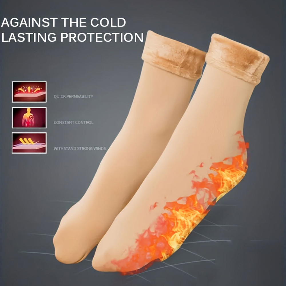 2/4 أزواج الشتاء الدافئة رشاقت - مراجعة Thermal Sock Wool وسعره