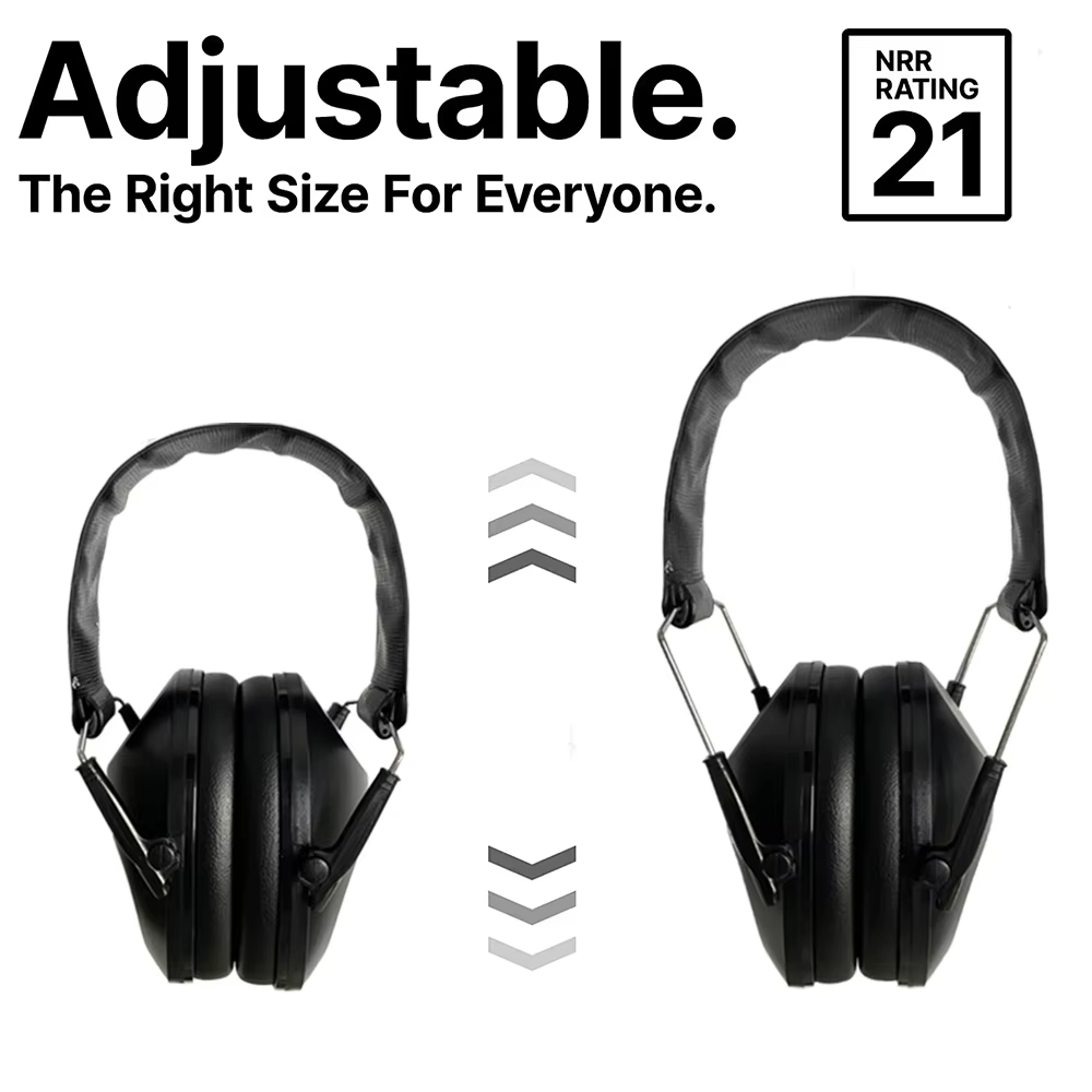 سماعات أذن عازلة للضوضاء للحما - مراجعة Earmuffs Foldable وسعره