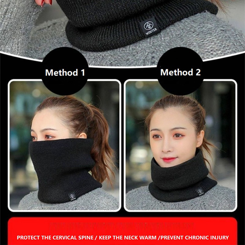 وشاح رقبة شتوي سميك مبطن بالصو - مراجعة Neck Gaiter Fleece وسعره