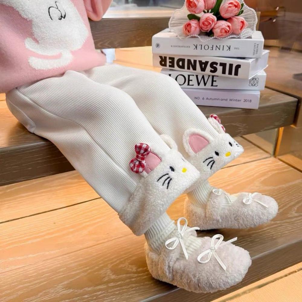 Kawaii مرحبا كيتي الفتيات Ins  - مراجعة Corduroy Pant Warm وسعره