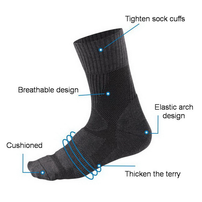 1 زوج ميرينو الصوف جورب الشتاء - مراجعة Thermal Sock Wool وسعره