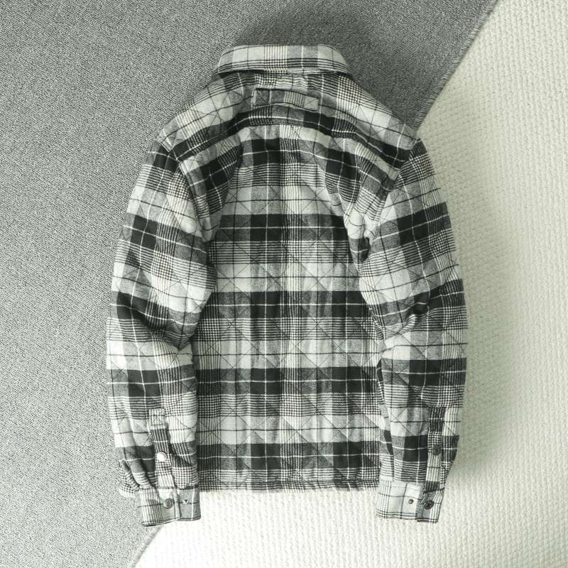 خريف شتاء الرجال منقوشة الفاني - مراجعة Flannel Shirt Lined وسعره