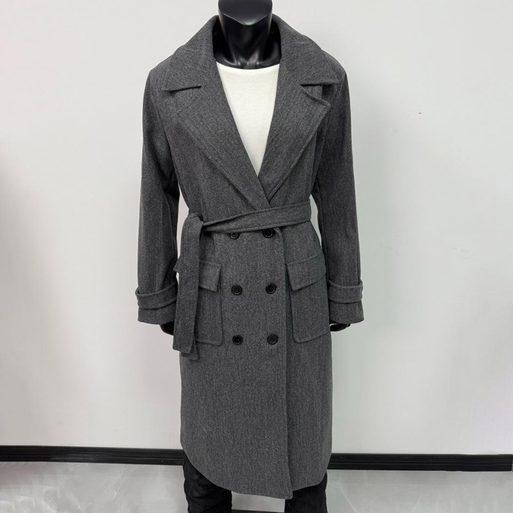 معطف نسائي طويل الأكمام، معطف  - مراجعة Wool Coat Peacoat وسعره