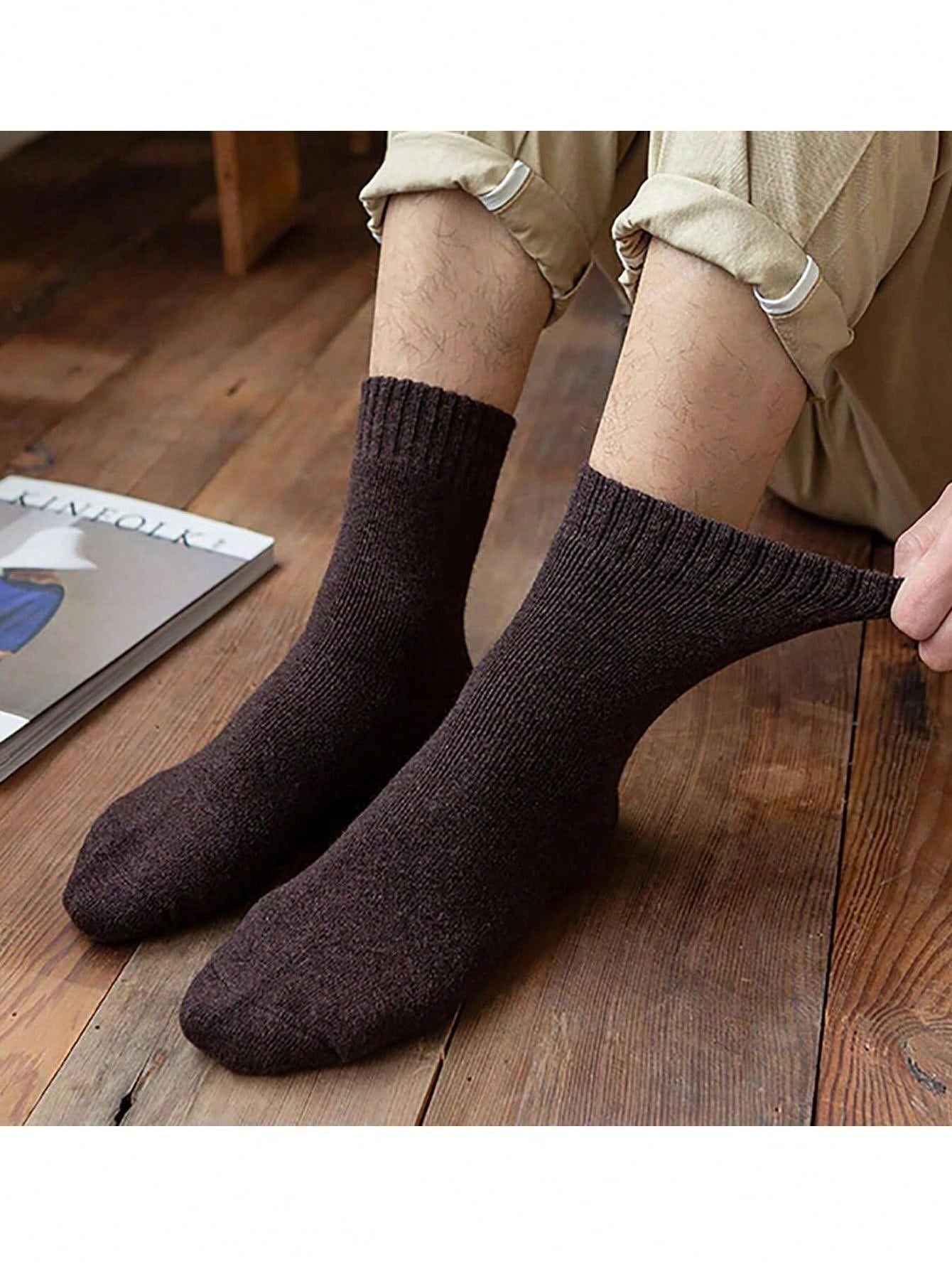 1 Pairs الشتاء الدافئة النساء  - مراجعة Thermal Sock Wool وسعره