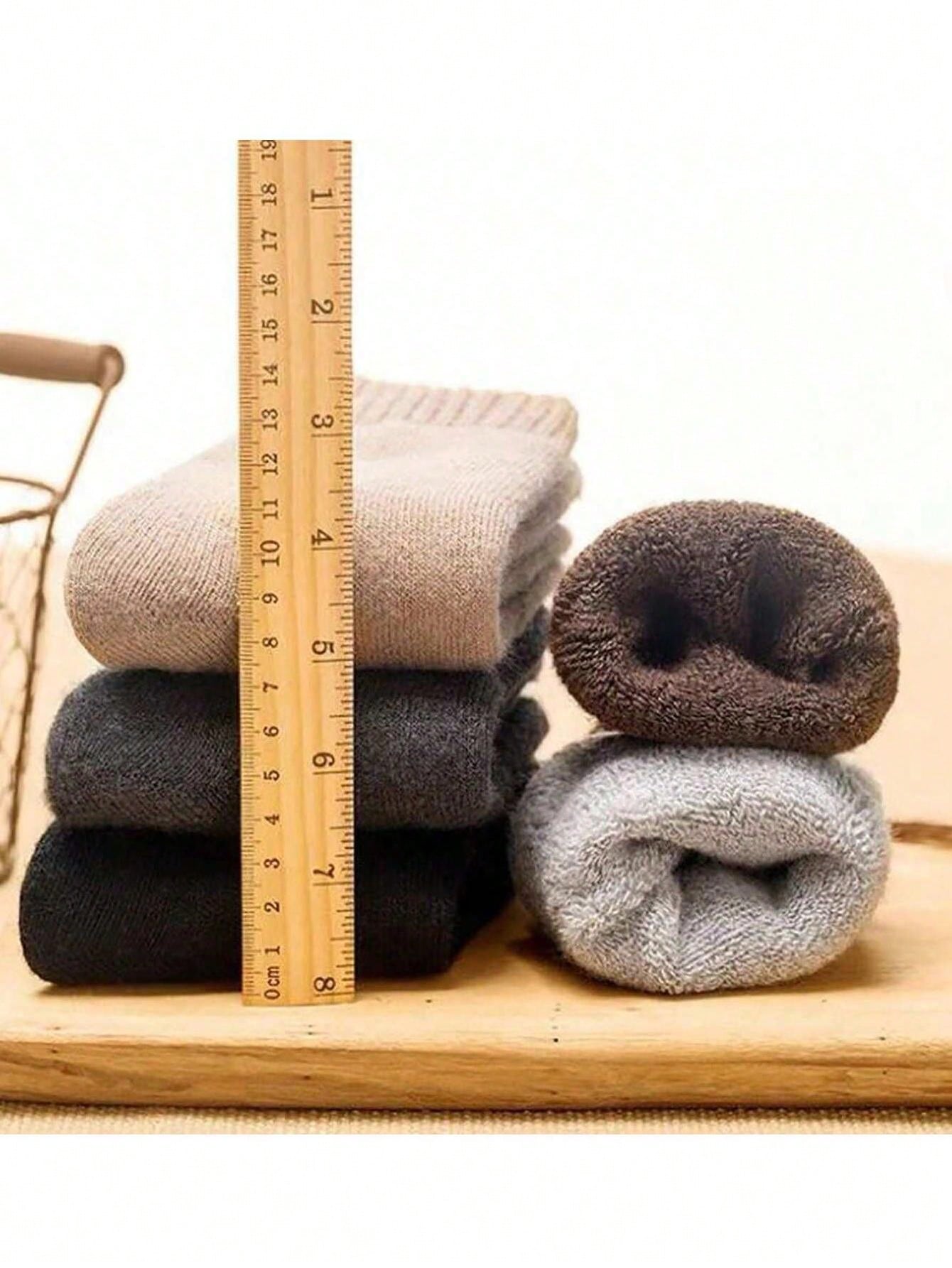 1 Pairs الشتاء الدافئة النساء  - مراجعة Thermal Sock Wool وسعره