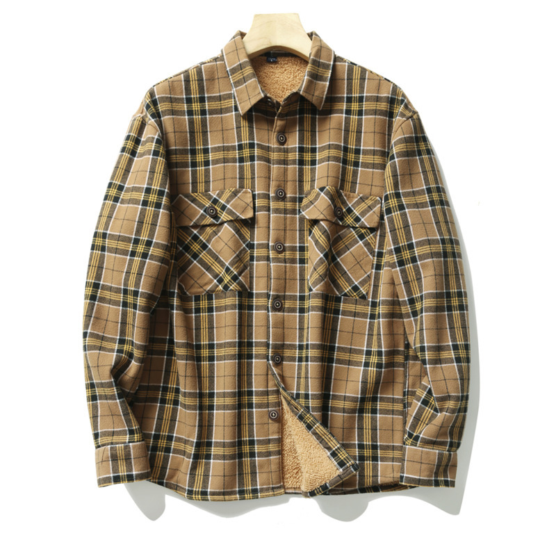 الرجال قمصان منقوشة الفانيلا س - مراجعة Flannel Shirt Lined وسعره