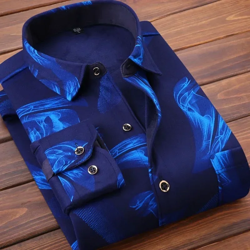 2025 الرجال شتاء دافئ كم طويل  - مراجعة Flannel Shirt Lined وسعره