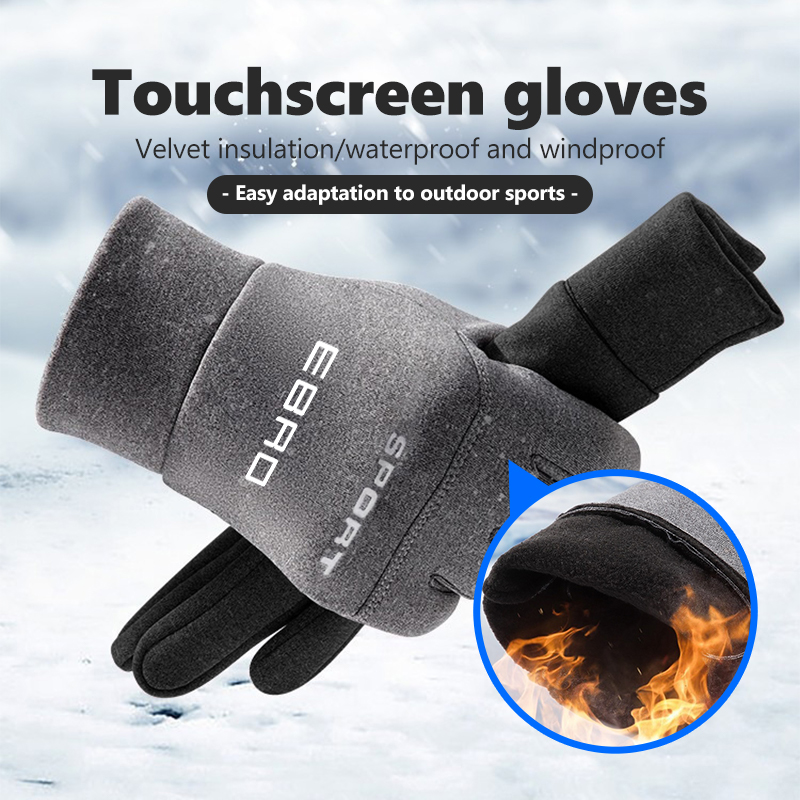 قفازات شتوية دافئة مقاومة للما - مراجعة Touch Screen Gloves وسعره